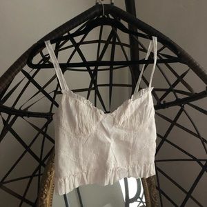 Zara white tank